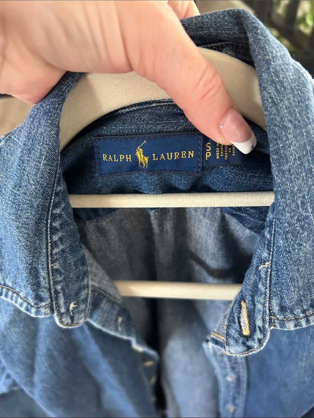 Ralph Lauren Denim Button-Front Long Shirt Jacket - Blue - Picture 2 of 4